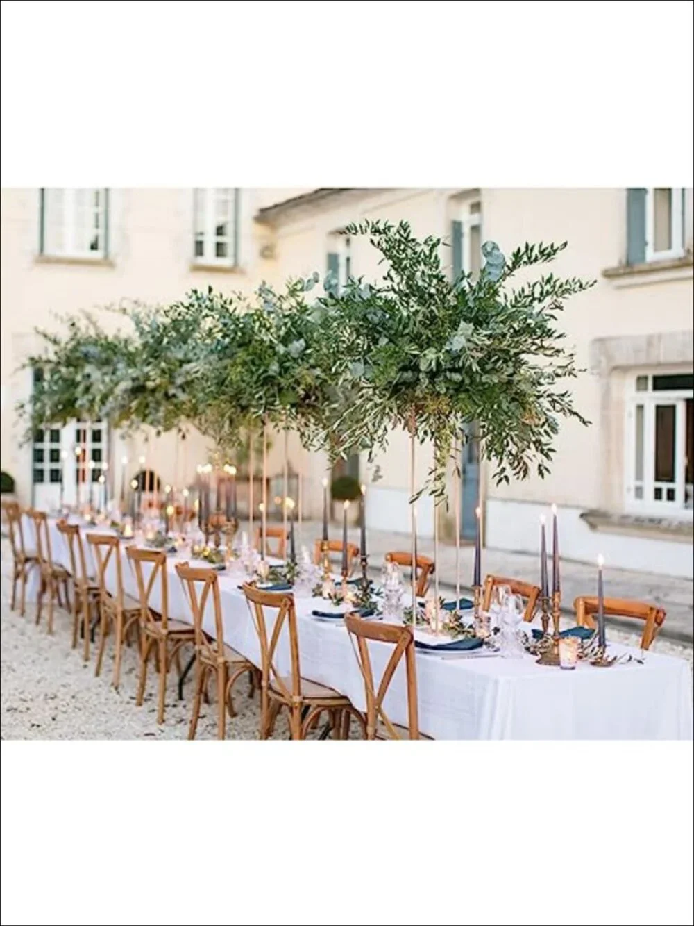 10 Pack White Tablecloths for 6 Foot Rectangle Tables 60 x 102 Inch Polyester